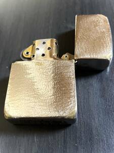 【※動画 チューニング Zippo レトロ ハンマートーン】◎高音残響音個体 1941 レプリカ シルバー&ゴールド 金ユニット