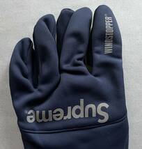 Supreme WINDSTOPPER Gloves Navy M/Lサイズ　新品_画像4