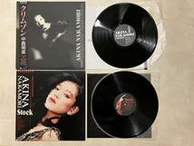 LP　中森明菜 「クリムゾン」「ストック」 CRIMSON　STOCK　2枚セット　レコード 　竹内まりや_画像1