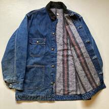 60s Sears denim blanket coverall “size L” 60年代 シアーズ デニムカバーオール ブランケット付き ビンテージ デニムジャケット_画像3