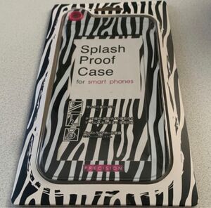  携帯用防水ケース SPC104COOL2 SplashProofcase 未使用 Zebra ゼブラ柄 PVC素材 坂本ラヂヲ 