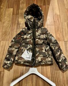 MONCLER CRABOUNOUSE TG 10A モンクレール　ダウンジャケット　キッズ　カモフラ　サイズ10Ａ　140cm 日本正規品販売店購入品　タグ付き