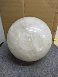 水晶玉 丸玉 直径25cm 重量23kg 特大サイズ 