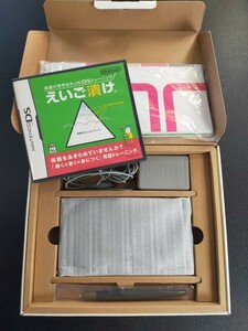 ニンテンドーDSi LL 本体 ダークブラウン Nintendo ニンテンドー 任天堂 箱説+ソフト付 動作確認済　えいご漬けセット