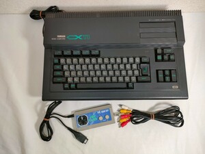 MSX【CX11 本体一式】ソフト読み込みとコントローラー動作OK『ヤマハ YAMAHA ミュージック コンピューター』