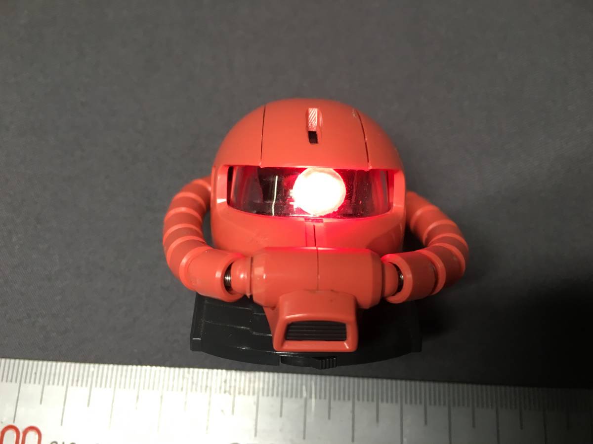 R 1/60 PG Perfect Grade Ver1.0 Char Zaku Голова ZAKU Часть головы Zaku Окрашенная собранная готовая продукция MS-06S Gundam Gunpla Bandai, характер, Гандам, Мобильный костюм Гандам