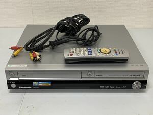 【完動品】パナソニック Panasonic DIGA HDD内蔵VHS/DVDレコーダー DMR-EH75V 2006年製 リモコン付 ビデオダビングに 送料無料