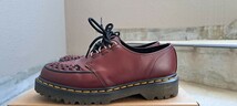 【代理出品】程度上 廃版 Dr.Martens RAMSEY UK4 ドクターマーチン ラムゼイ ラバーソール パンク PUNK チェリーレッド CHERRY RED 23.5cm_画像1