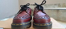 【代理出品】程度上 廃版 Dr.Martens RAMSEY UK4 ドクターマーチン ラムゼイ ラバーソール パンク PUNK チェリーレッド CHERRY RED 23.5cm_画像3