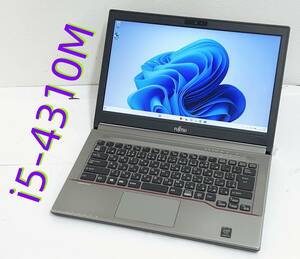 中古美品・FUJITSU LIFEBOOK E744/K・Core i5-4310M・メモリ4GB・SSD128GB・カメラ・マルチ・DP・Windows 11 Pro・Office 2021・[B204]