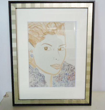免运费 ◆ [B] 绘画水彩 ◆ 女性形象 TAKAE 宽 323 x 深 417 x 厚 10 毫米 肖像, 绘画, 水彩, 肖像