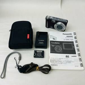 【MMY2651KK】１円スタート Panasonic LUMIX DMC-TZ7 コンパクトデジタルカメラ コンデジ デジタルカメラ デジカメ ソフトケース付
