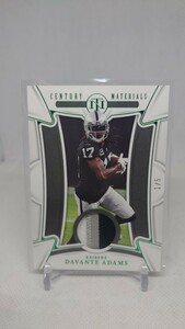 【5枚限定】 2022 National Treasures Davante Adams Century Materials Emerald 1/5 NFL RAIDERS All Pro WR 希少 