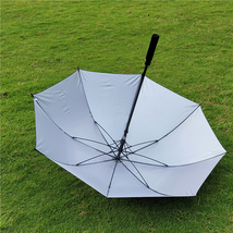 ゴルフ傘 ブラック ライダーカッププリント 長傘 自動オープン 晴雨両用 日焼け防止 紫外線遮断99％ 新品送料無料_画像2