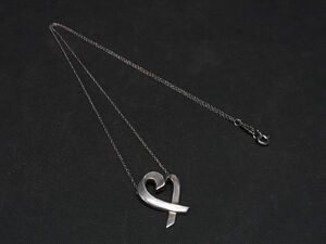 1円 TIFFANY＆Co ティファニー パロマピカソ ラビングハート SV925 ネックレス ペンダント アクセサリー レディース シルバー系 AP7416