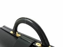 1円 LOUIS VUITTON ルイヴィトン M54352 エピ セルヴィエット フェルモワール ビジネスバッグ ブリーフケース メンズ ブラック系 AV0161_画像2