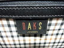 1円 ■美品■ DAKS ダックス レザー 2WAY ビジネスバッグ ハンドバッグ ショルダーバッグ ブラック系 BG4477_画像6