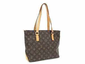 1円 ■美品■ LOUIS VUITTON ルイヴィトン M51148 モノグラム カバ ピアノ トートバッグ ショルダーバッグ 肩掛け ブラウン系 AU0322