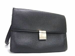 1円 LOUIS VUITTON ルイヴィトン M30782 タイガ セレンガ クラッチバッグ セカンドバッグ メンズ アルドワーズ ブラック系 AV0295