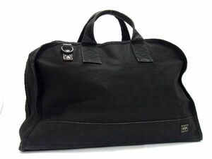 1円 　 PORTER ポーター 吉田カバン キャンバス ハンドバッグ トートバッグ メンズ ブラック系 AU0084