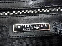 1円 BOTTEGA VENETA ボッテガヴェネタ ヴィンテージ ナイロンキャンバス ミニバッグ ハンドバッグ レッド系×ブラック系 BE6576_画像6