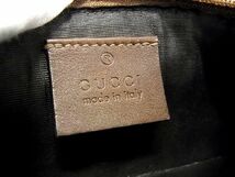 1円 GUCCI グッチ GG柄 PVC ラウンドファスナー 長財布 ウォレット レディース メンズ ブラウン系 AT0868_画像5