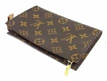 1円 ■美品■ LOUIS VUITTON ルイヴィトン モノグラム バケット用ポーチ マルチケース 小物入れ レディース メンズ ブラウン系 CB1118_画像2