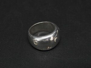 1円 ■美品■ CHANEL シャネル ロゴ SV925 リング 指輪 アクセサリー 約13号 レディース メンズ シルバー系 AT0653