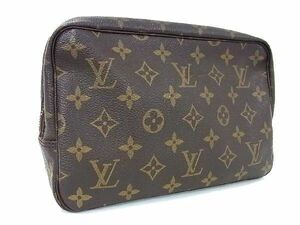 1円 LOUIS VUITTON ルイヴィトン M47524 モノグラム トゥルース トワレット23 セカンドバッグ クラッチバッグ ポーチ ブラウン系 AS3599