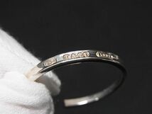 1円 ■美品■ TIFFANY＆Co ティファニー 1837 フープピアス SV925 ピアス アクセサリー レディース シルバー系 AN6356_画像3