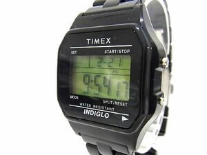 ■稼働品■新品■未使用■ TIMEX タイメックス TW2V20000VK SS クオーツ 30ｍ防水 腕時計 ウォッチ メンズ レディース ブラック系 CB0887