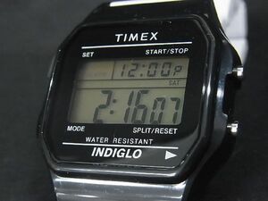 ■稼働品■新品■未使用■ TIMEX タイメックス TW2V20000 SS クオーツ 30ｍ防水 腕時計 ウォッチ ブラック系×ホワイト系 CB0894