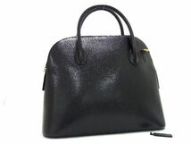 1円 ■美品■ CELINE セリーヌ レザー ハンドバッグ トートバッグ レディース ブラック系 AU0813_画像1