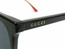 1円 ■美品■ GUCCI グッチ GG0404S 002 55□18 145 サングラス メガネ 眼鏡 メンズ レディース ブラック系 AQ3824_画像3