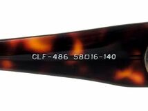 1円 CELINE セリーヌ CLF-486 サングラス メガネ 眼鏡 メンズ レディース ブラウン系 CB1115_画像4