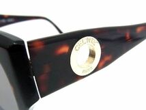 1円 CELINE セリーヌ CLF-486 サングラス メガネ 眼鏡 メンズ レディース ブラウン系 CB1115_画像3