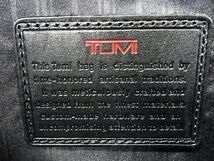 1円 ■美品■ TUMI トゥミ ナイロン 2WAY ビジネスバッグ ハンドバッグ ショルダー 肩掛け 斜め掛け メンズ ブラック系 AU0706_画像7