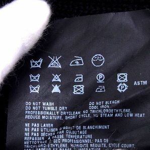 1円 ■極美品■ PRADA プラダ プラダスポーツ ウール100％ ニット帽 ニットキャップ 帽子 メンズ レディース ブラック系 AU1393の画像6