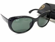 1円 ■極美品■ Ray-Ban レイバン RB 4325-F 601/71 59□18 135 3N サングラス 眼鏡 メガネ メンズ レディース ブラック系 AU1536_画像1