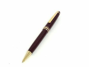 1円 ■美品■ MONT BLANC モンブラン マイスターシュテュック ツイスト式 シャープペンシル 筆記用具 ステーショナリー ボルドー系 AU1050