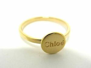 1円 ■極美品■ Chloe クロエ リング 指輪 アクセサリー 約11号 レディース ゴールド系 AU1556