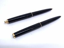 1円 ■美品■ MONT BLANC モンブラン ノック式 ボールペン シャープペンシル 筆記用具 文房具 ステーショナリー ブラック系 AU0926_画像3