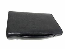 1円 ■新品同様■ BALLY バリー レザー ウォレットバッグ ハンドバッグ 財布 レディース ブラック系 AV0813_画像2