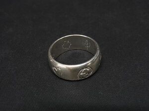 1円 ■美品■ GUCCI グッチ ブラインドフォーラブ SV925 リング 指輪 アクセサリー 表記サイズ21 (約19号) シルバー系 AU1825