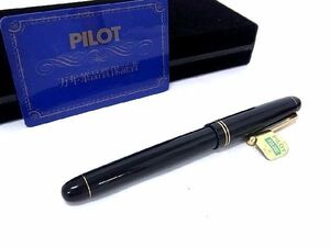 1円 ■新品同様■ PILOT パイロット カスタム67 ペン先 14K 585 14金 万年筆 筆記用具 文房具 ステーショナリーメンズ ブラック系 AU2387