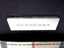 1円 BURBERRY バーバリー ノバチェック ナイロン×レザー ハンドバッグ トートバッグ レディース ブラウン系 AV0614_画像6