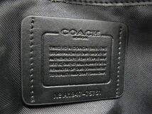 1円■極美品■ COACH コーチ 75761 シグネチャー PVC×レザー ウエストバッグ ウエストポーチ ボディバッグ ブラウン系×ブラック系 AU0656_画像6