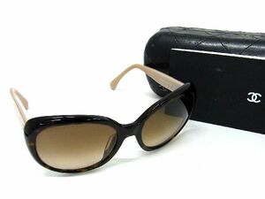 1円 CHANEL シャネル 5184-A c.714/3B 58□18 135 ココマーク サングラス メガネ 眼鏡 レディース ブラウン系 AU2350