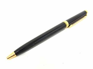 1円 ■極美品■ MONT BLANC モンブラン ノブレスオブリージュ ツイスト式 ボールペン 筆記用具 ステーショナリー ブラック系 AQ9652