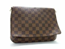 1円 ■極美品■ LOUIS VUITTON ルイヴィトン ダミエ クロスボディ ショルダーバッグ レディース メンズ ブラウン系 AP8066_画像1